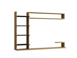 Hanah Home Mueble de TV Escandinavo Noble - Zafiro, Antracita